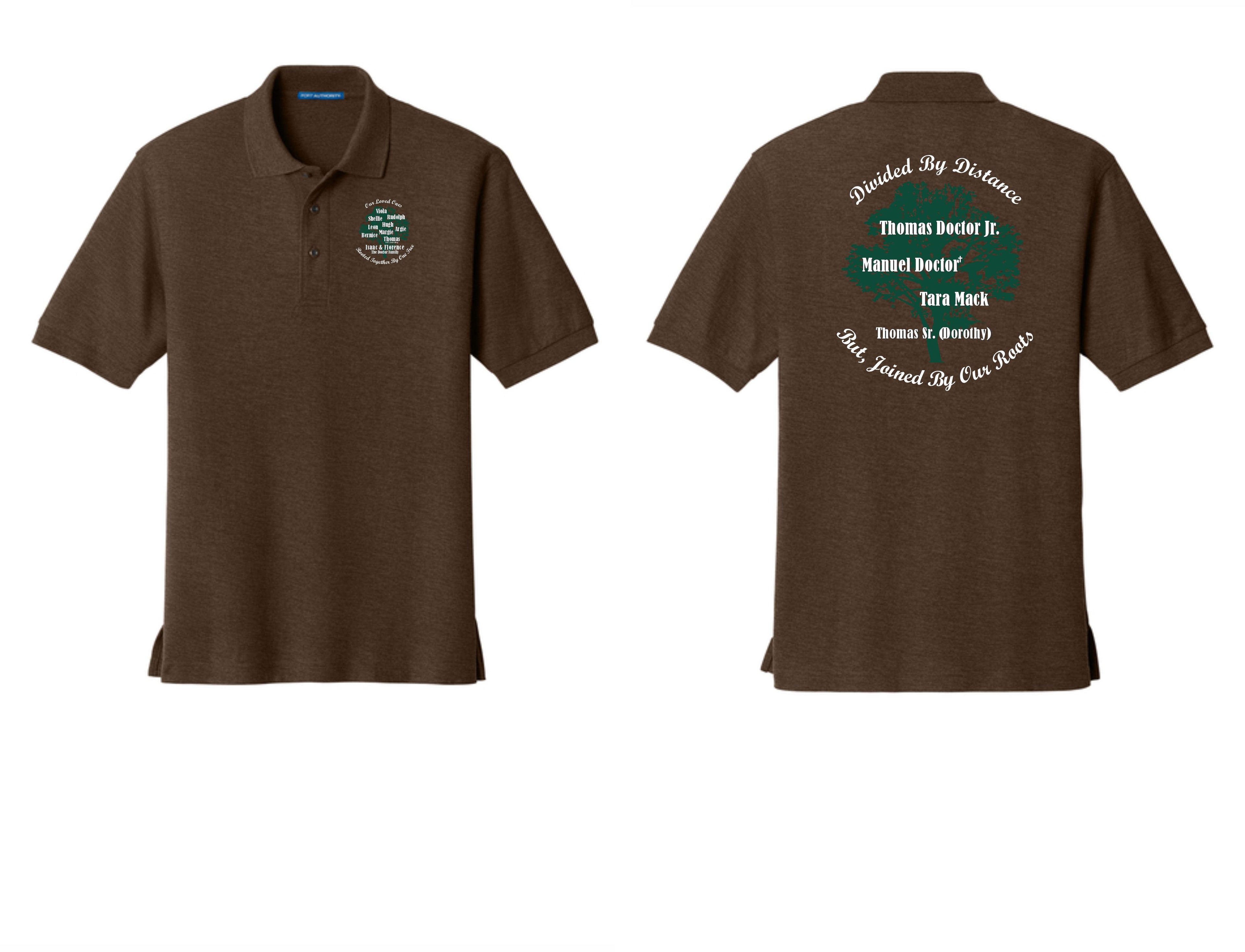 Isaac & Florence Family Gathering Polos (adult sizes)