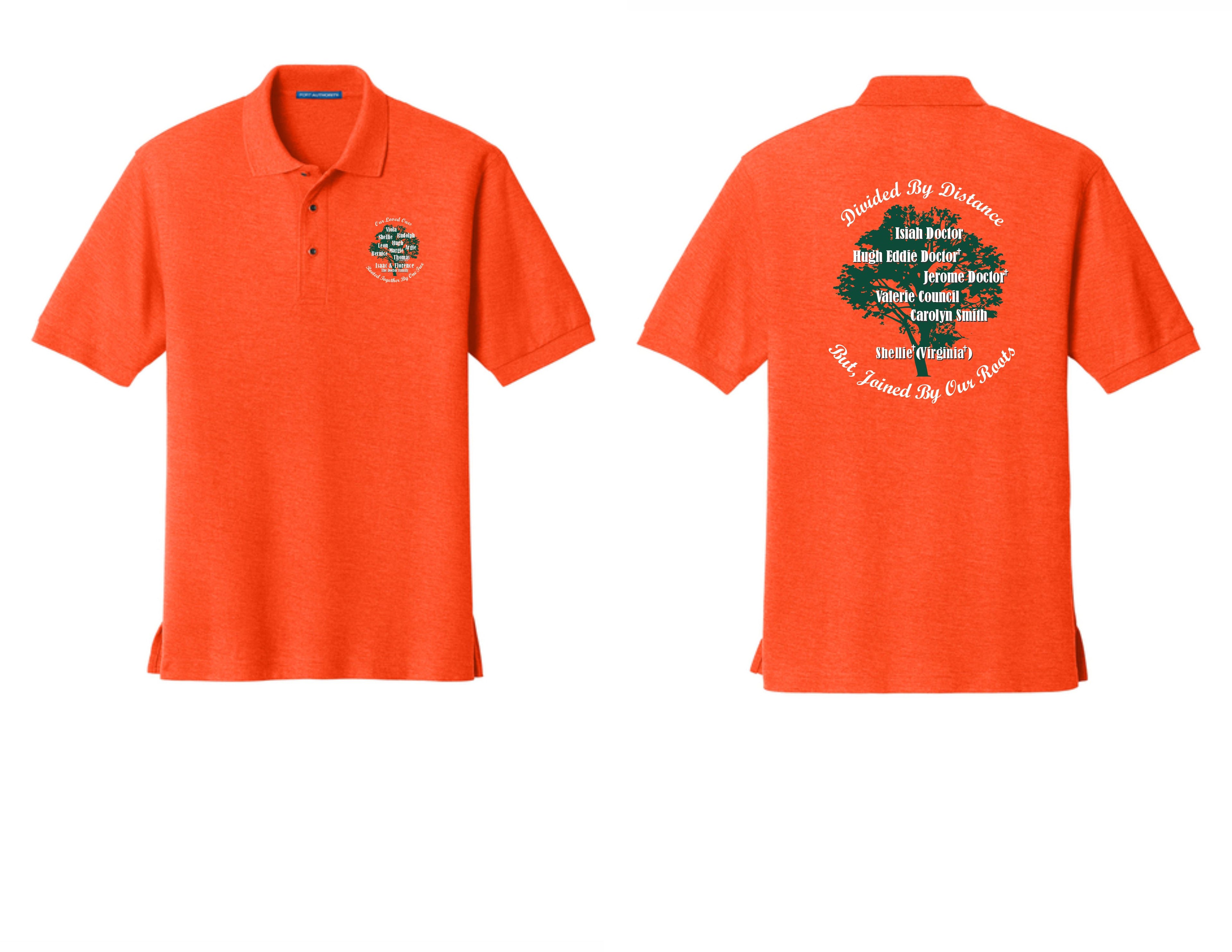 Isaac & Florence Family Gathering Polos (adult sizes)